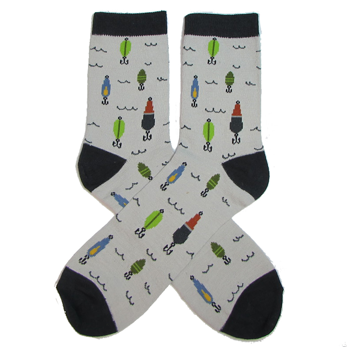 Crew Socks - Fishing Theme #2 | Action Pro Sports