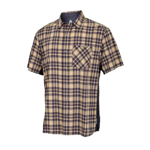 Detour Men's Shirt - Khaki Plaid | Action Pro Sports