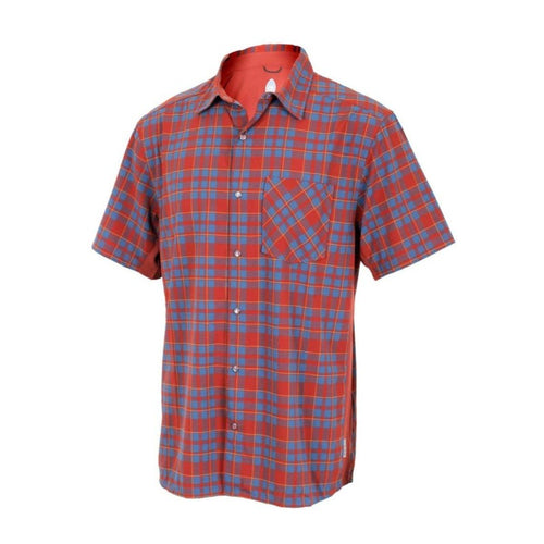 Detour Men's Shirt - Rust Plaid | Action Pro Sports