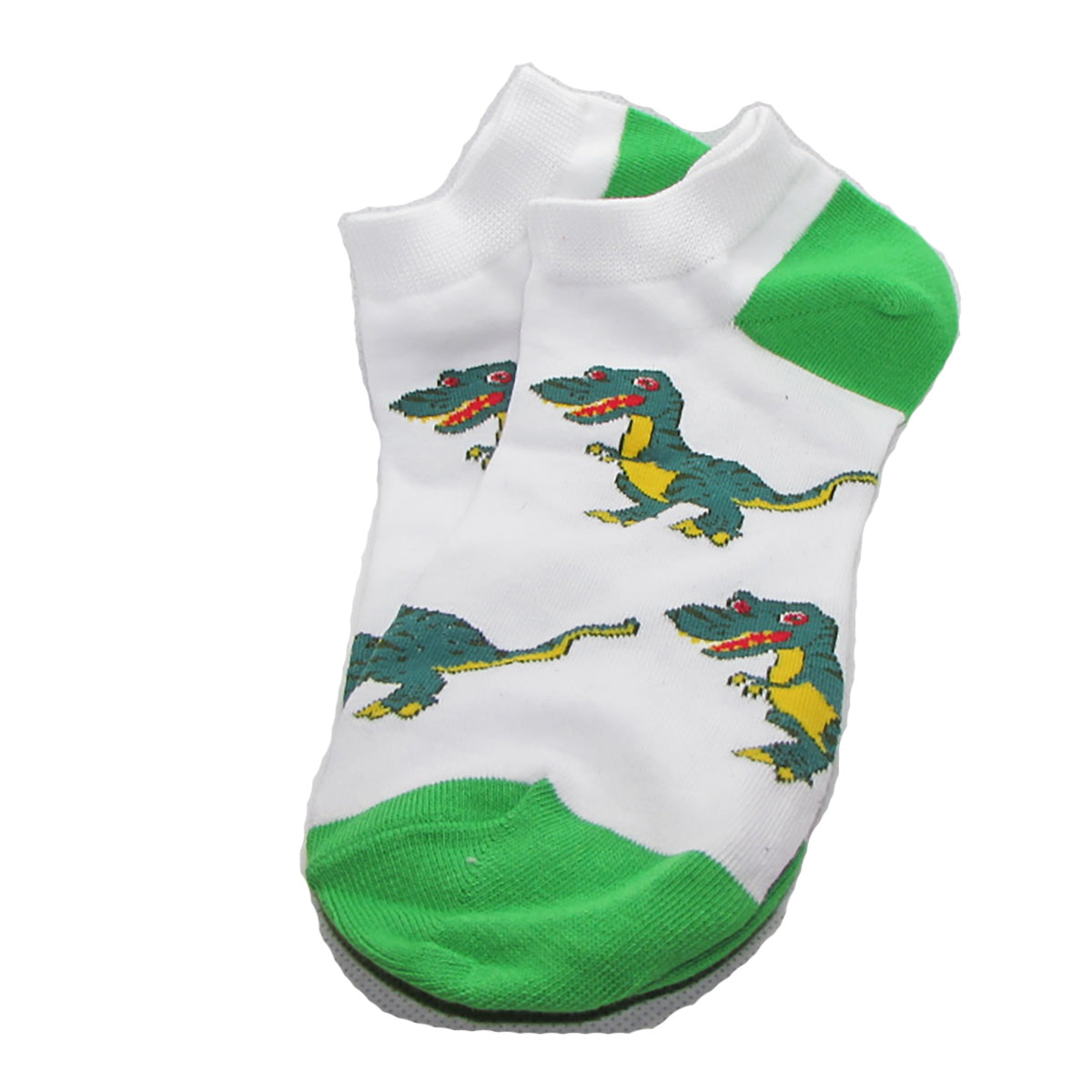 White T-Rex Ankle Socks - Action Pro Sports